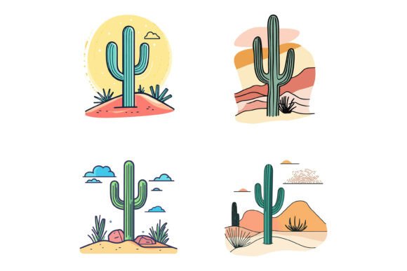 Cactus Vector Graphic Design