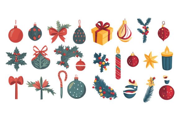 Christmas and New Year Background Patterns