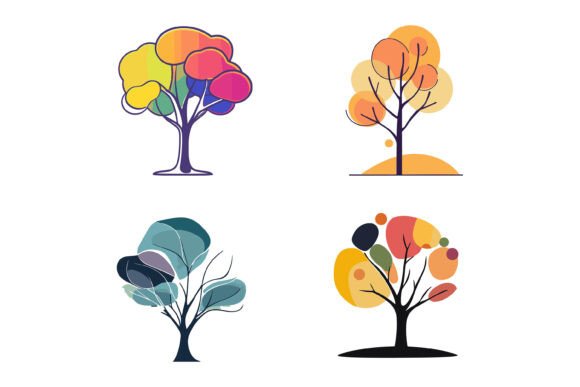 Cute Abstract Trees