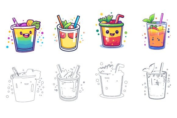 Essential Bubble Tea Illustrations for Design Projects