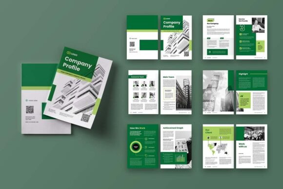 Green White Modern Company Profile: A Practical Look