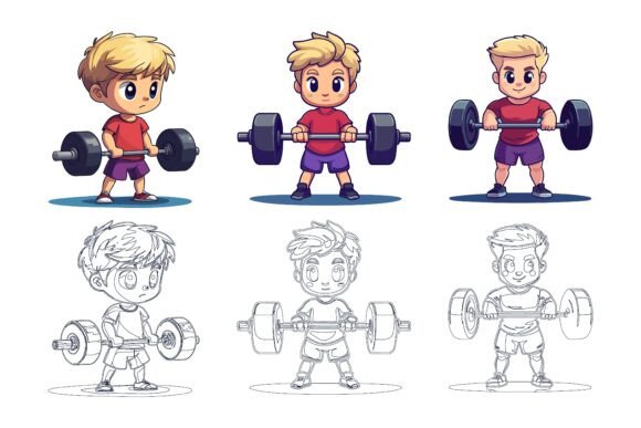 Set of Kids: A Versatile Illustration Resource for Modern Projects