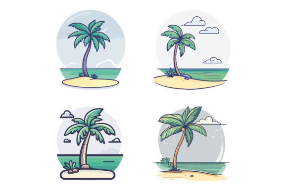 The Appeal and Application of a Luxurious Vector Icon of a Resort