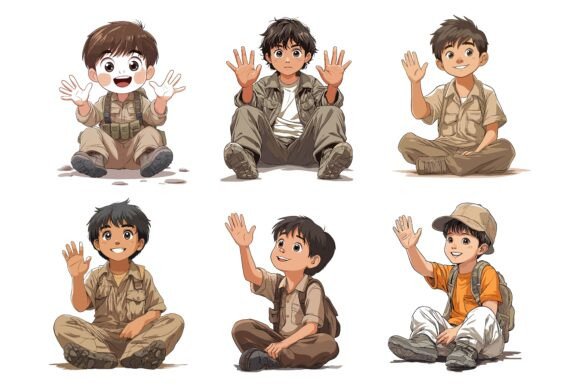 The Modern Creator's Toolkit: Embracing Versatile Illustration Assets Like the Boy in Safari Outfit