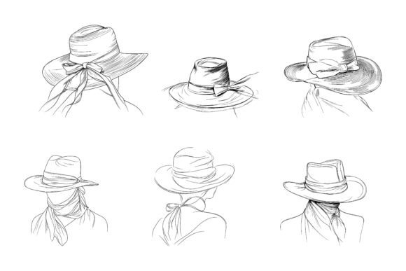 The Ultimate Design Asset: Unlocking Creativity with the Vintage Woman Hats Vector Set