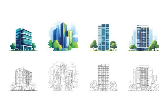 Vector Buildings Set: A Strategic Design Asset for Clearer Communication